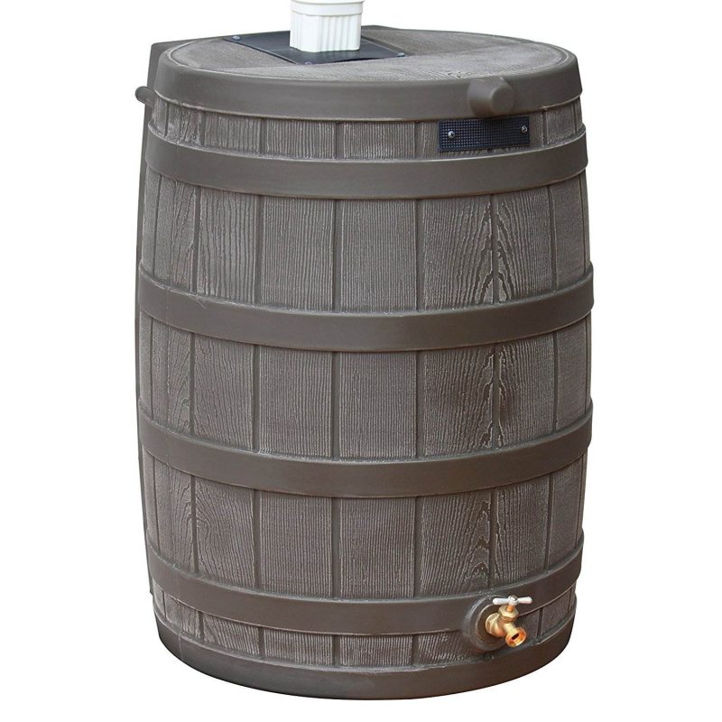 Good Ideas Rain Wizard 50 Gallon Plastic Rain Barrel with Brass Spigot (4 Pack) - Image 2