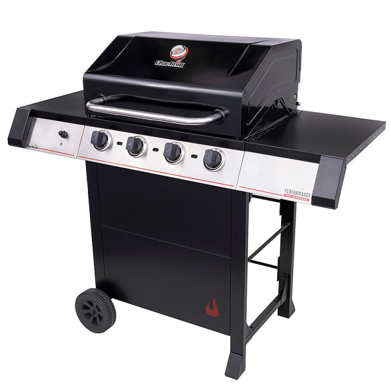 Char-Broil - Performance Series TRU-Infrared 4-Burner Gas Grill - Stainless Steel/Black - Image 3