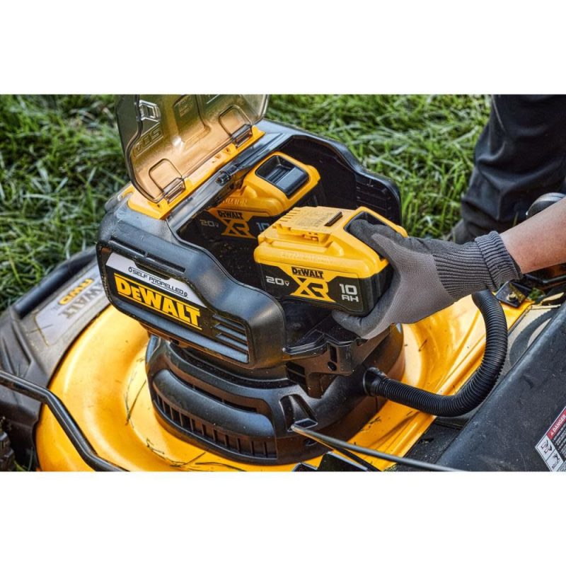 DW 2X20V MAX XR Lawn Mower Brushless Cordless 21 1/2" Rear Wheel Drive Self Propelled Kit DCMWSP255U2 from DW - Image 11