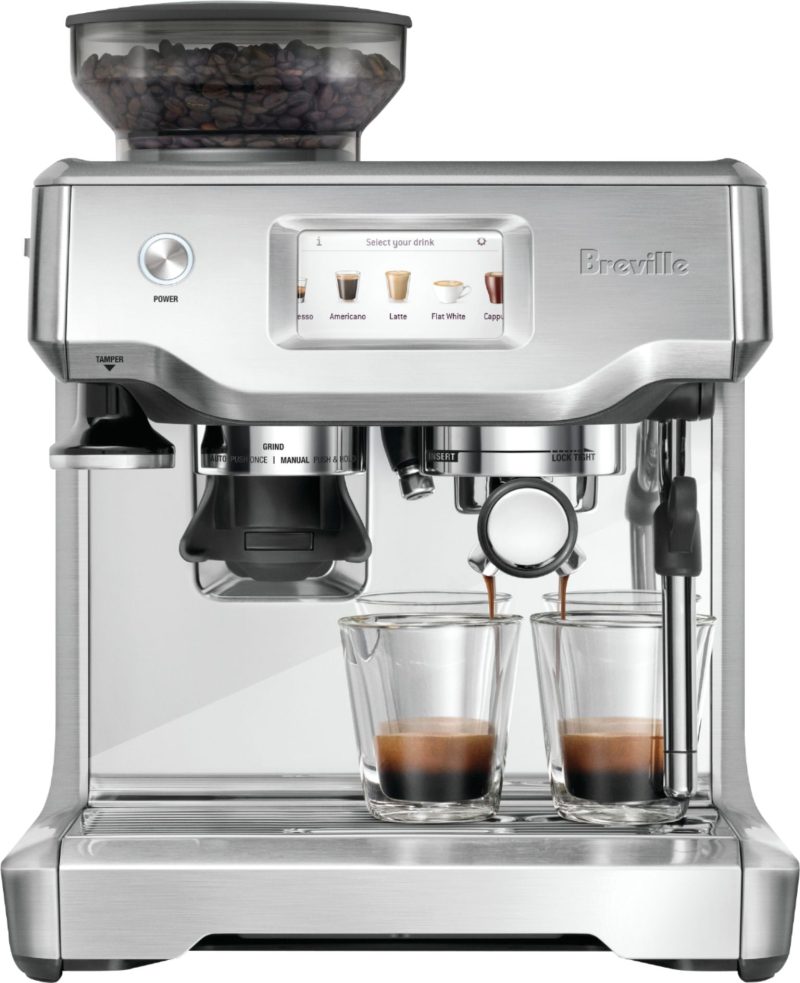 Breville - the Barista Touch Espresso Machine with 15 bars of pressure, Milk Frother and intergrated grinder - Stainless Steel - Image 2