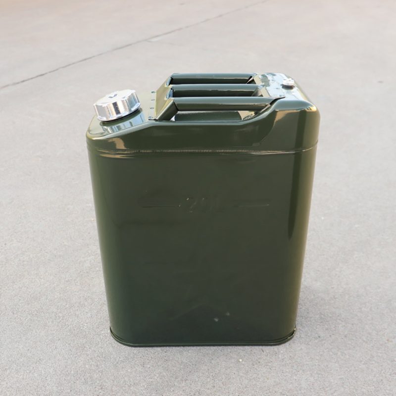 MoreChioce 20L Green Metal Jerry Can Store Container for Petrol Oil Water Alcohol - Image 10