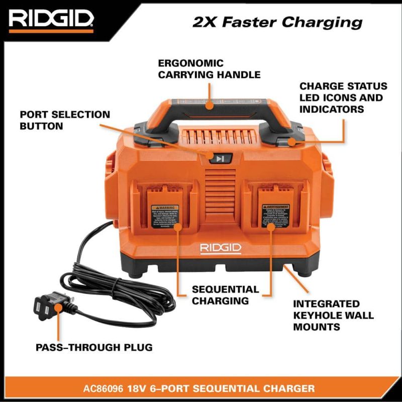 18V 6-Port Sequential Charger AC86096 - Image 3