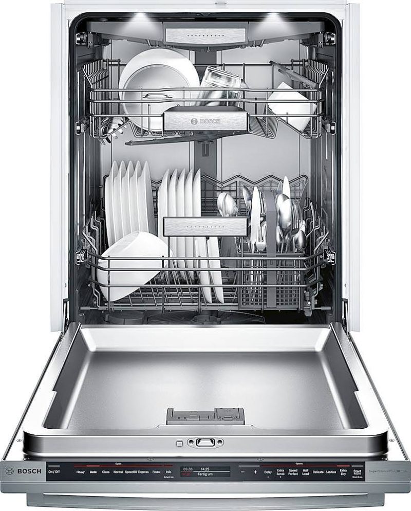 Bosch - 24" Top Control Built-In Dishwasher with Stainless Steel Tub - Stainless steel - Image 2