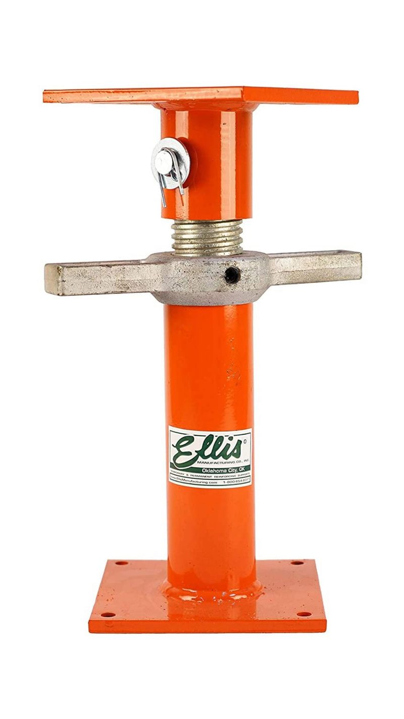 Ellis Manufacturing Company - Light Duty Steel Shores & Jack Post - 13" - 17" Adjustment Range - 20,000 lb Safe Load Capacity - Image 3