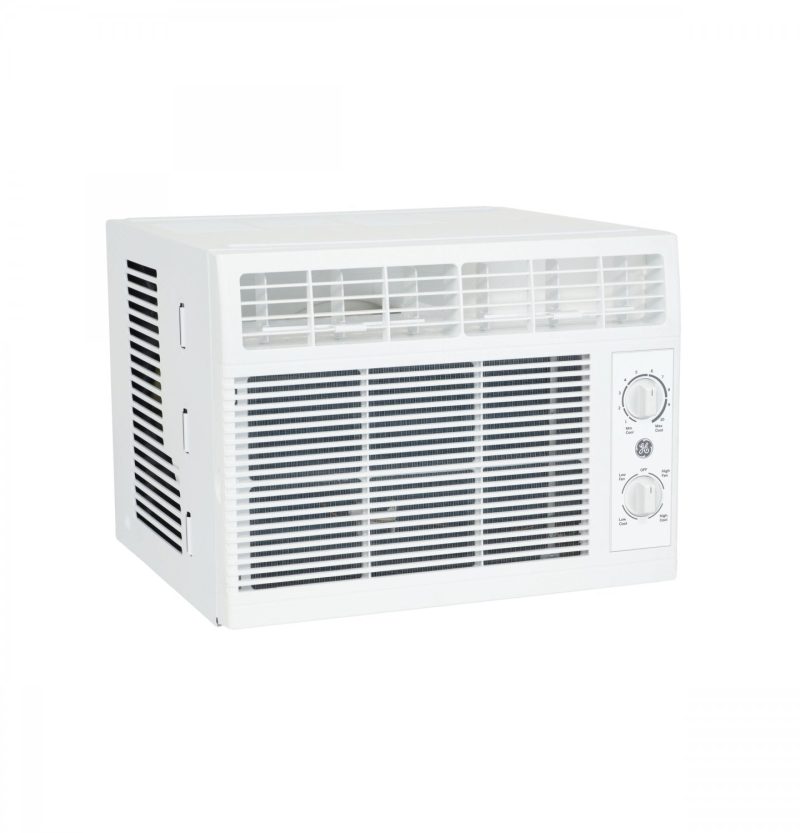 GE 5，000 BTU 115-Volt Mechanical Window Air Conditioner for Bedroom， White， AHT05LZ - Image 7