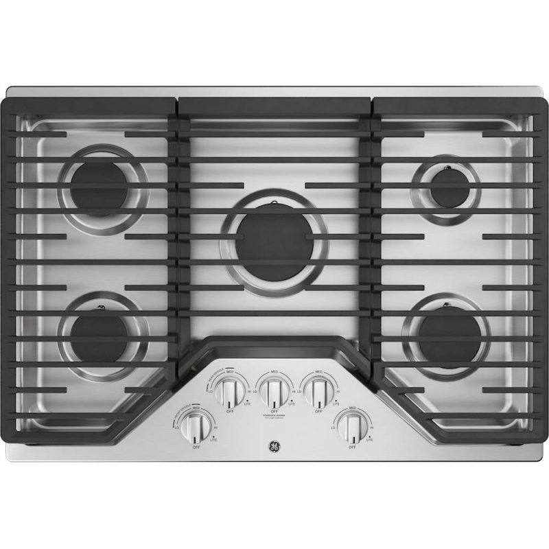 GE - 30" Gas Cooktop - Stainless steel - Image 11