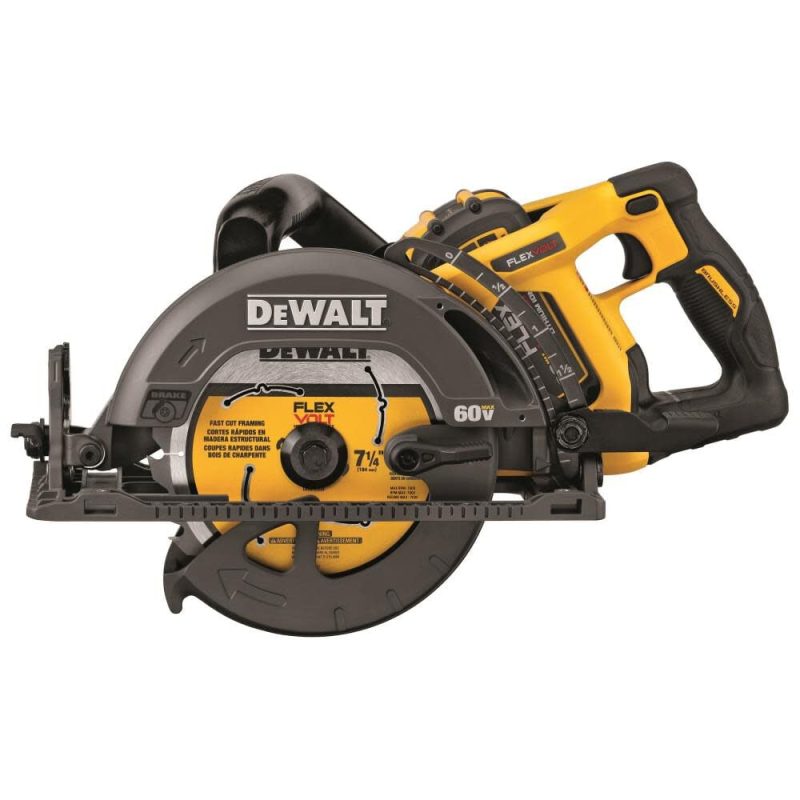 FLEXVOLT 60V MAX* 7-1/4 Worm Drive Style Saw (9.0Ah Battery) Kit DCS577X1 from - Image 7