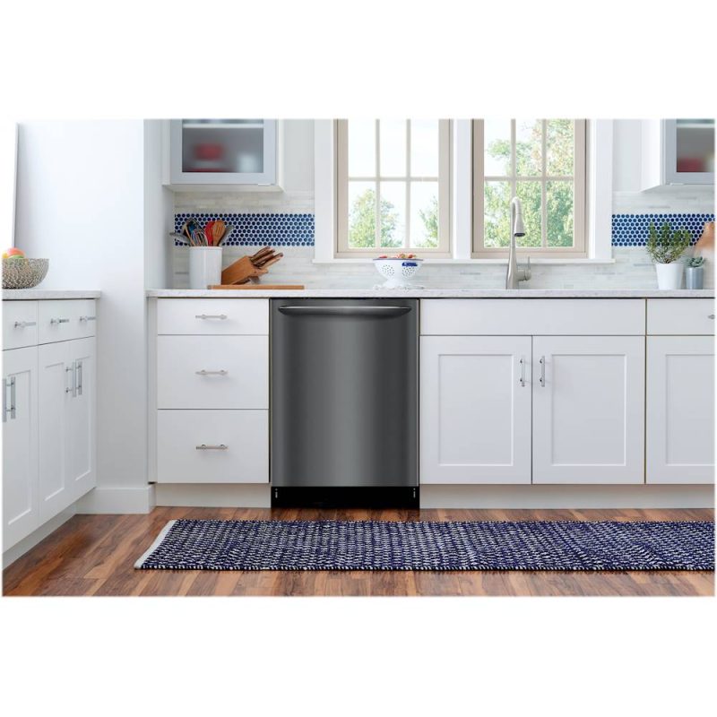 Frigidaire - Gallery 24" Compact Top Control Built-In Dishwasher with 49 dBa - Black stainless steel - Image 15