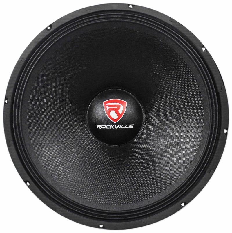 Rockville RVW1800P4 1800 Watt 18" Mid-Bass Driver Car Audio Speaker Mid-Range