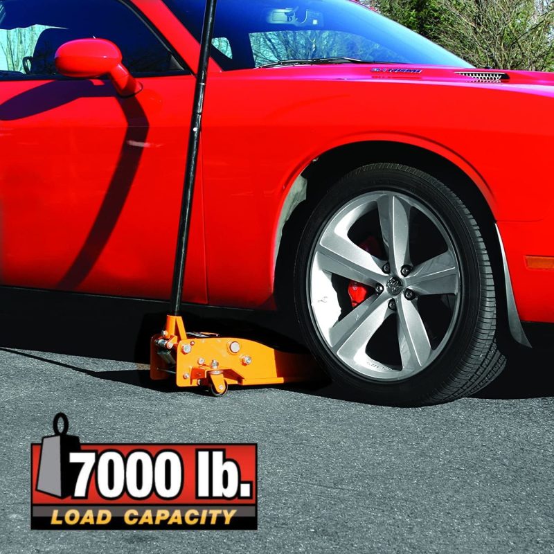 Performance Tool W1645 3.5-Ton 7,000 lbs Low Profile Jack, 3-1/2" to 20-1/2" Lift - Image 3