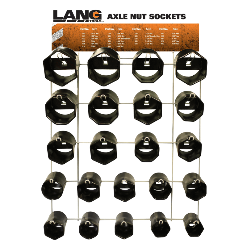 22PC Axle Nut Display