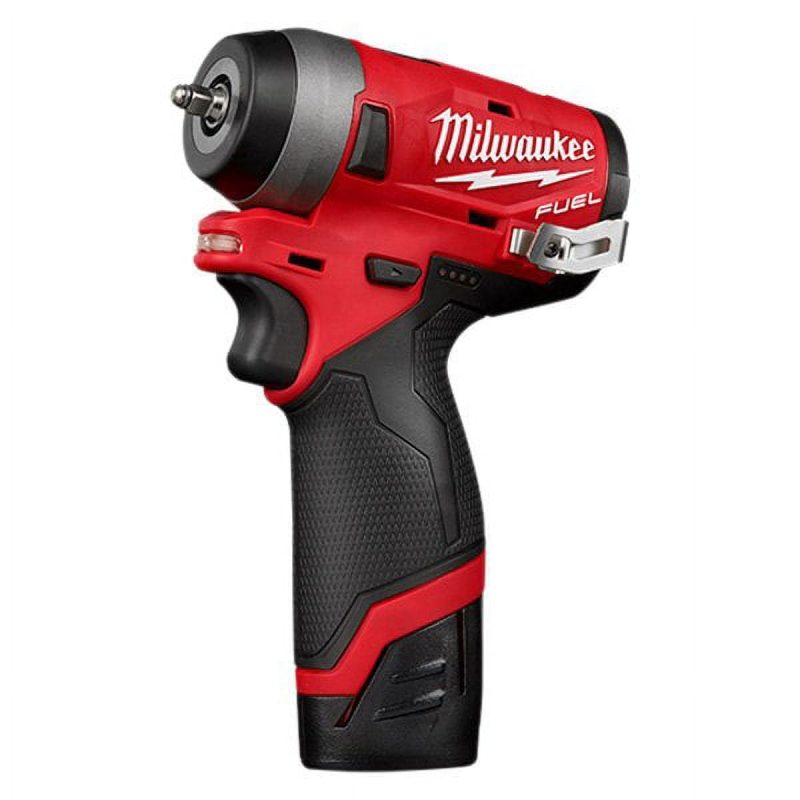 Milwaukee 2552-22 - M12 Fuel 1/4" 12V 2.0Ah Li-Ion Cordless Stubby Impact Wrench Kit - Image 6