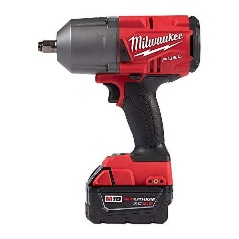 Milwaukee M18 FUEL 18-Volt Lithium-Ion Brushless Cordless 1/2 in. Impact Wrench with Friction Ring Kit with One 5.0Ah Batteries - Image 3