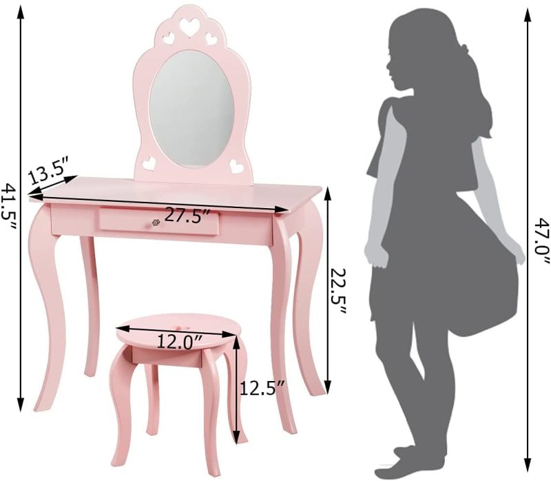 Fireflowery Vanity Detachable Princess Pretend - Image 6