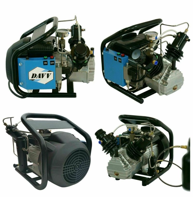 110V 2.2KW 3HP 4500psi Air Compressor for PCP Paintball Tank Filling Portable - Image 4