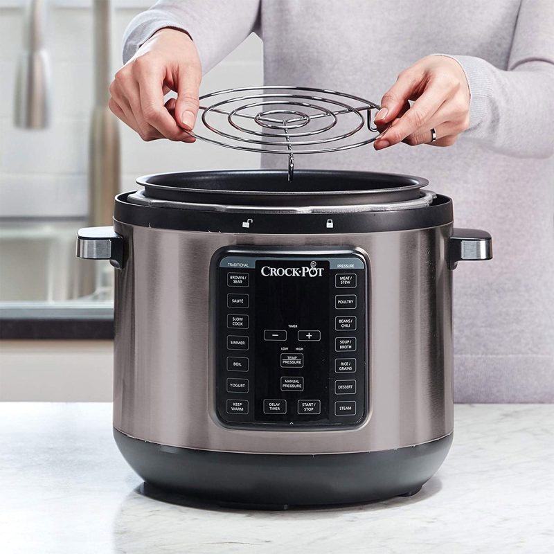 Crock-Pot 8qt 13 Program Crock Pressure Cooker w/ Lid, (Open Box) - Image 3