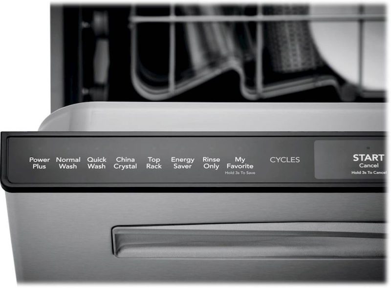 Frigidaire - Gallery 24" Top Control Tall Tub Built-In Dishwasher - Stainless steel - Image 13