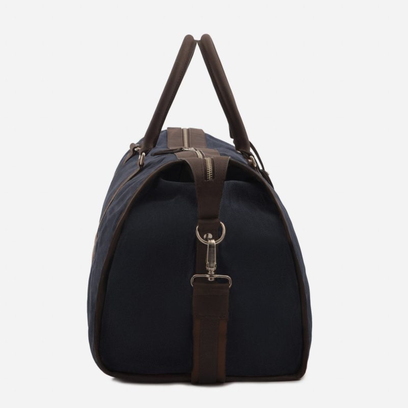 Davis Weekender Bag - Waxed Canvas and Pull-Up Leather - Men's - Image 17