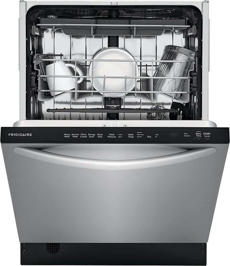 Frigidaire - 24" Top Control Built-In Dishwasher with Stainless Steel Tub, 3rd Rack, 49 dBA - Stainless steel - Image 11