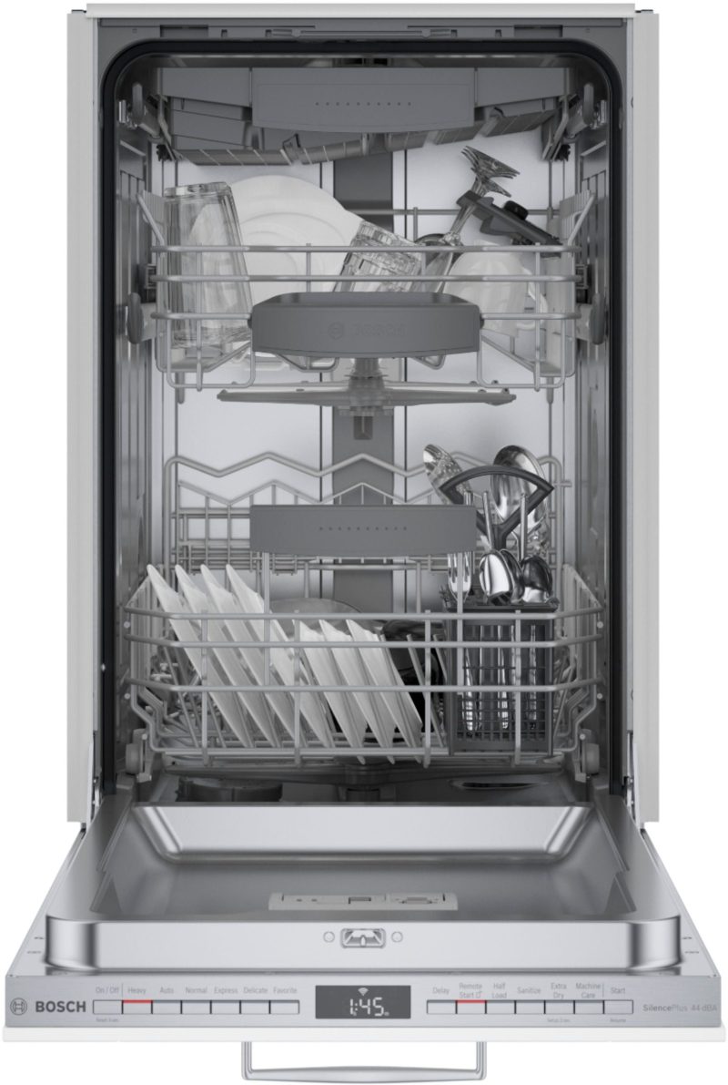 Bosch - 800 Series 18" Top Control Smart Built-In Dishwasher with 3rd Rack and 44 dBA - Custom Panel Ready - Image 19