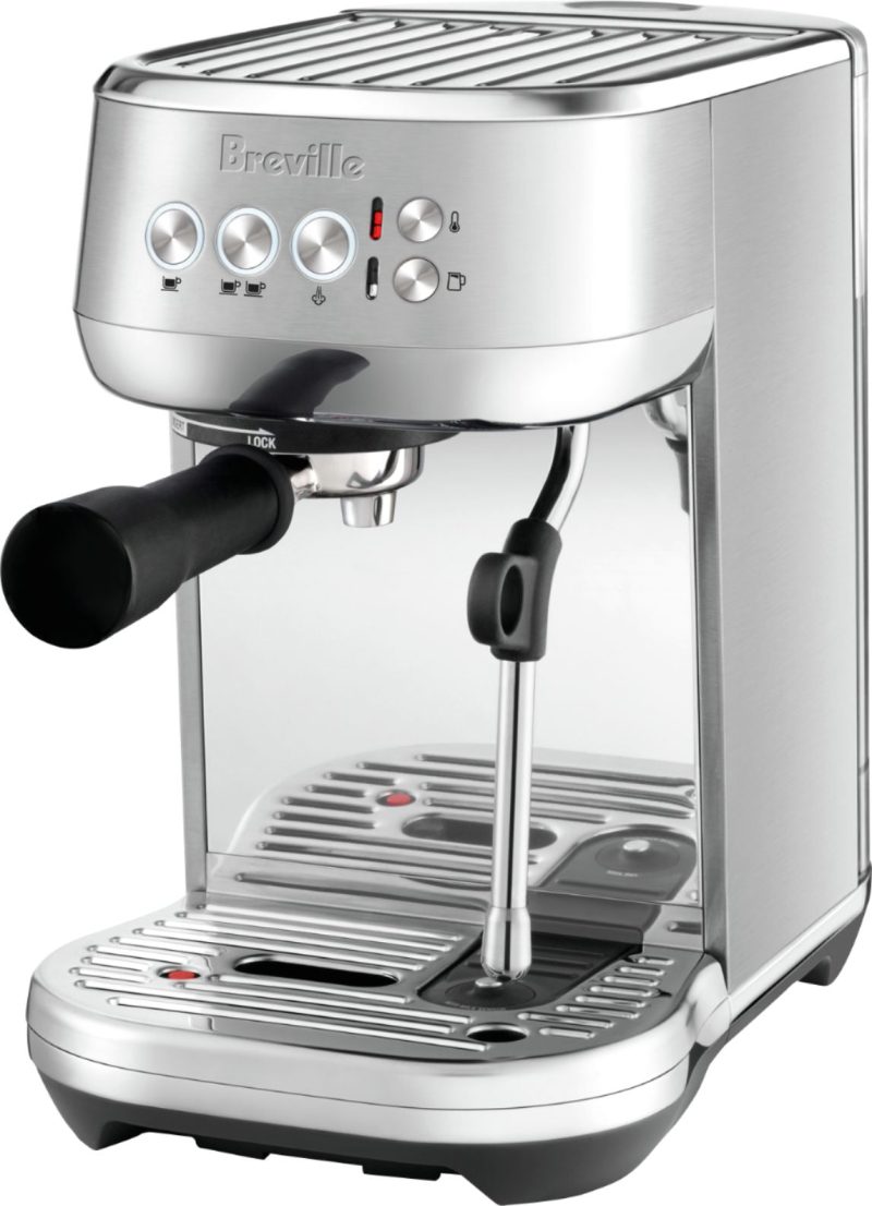 Breville - the Bambino Plus Espresso Machine with 15 bars of pressure and Milk Frother - Stainless Steel