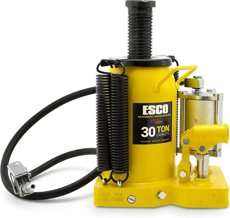 ESCO 30 Ton Had Pro Series Air Hydraulic Bottle Jack - Image 4