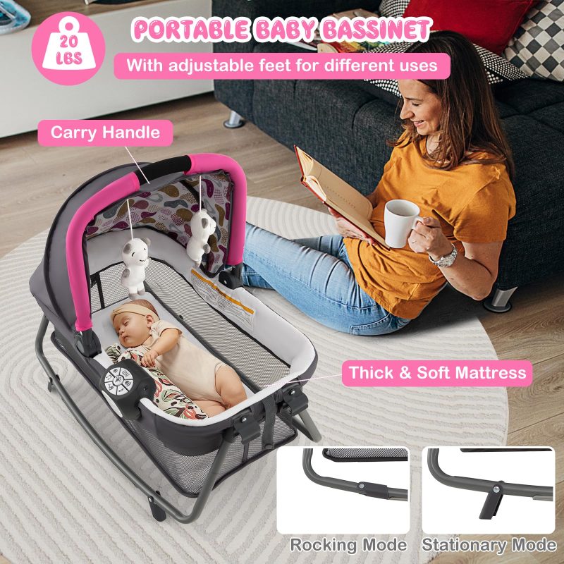 Portable Changing Bassinet Activity Baby - Image 3