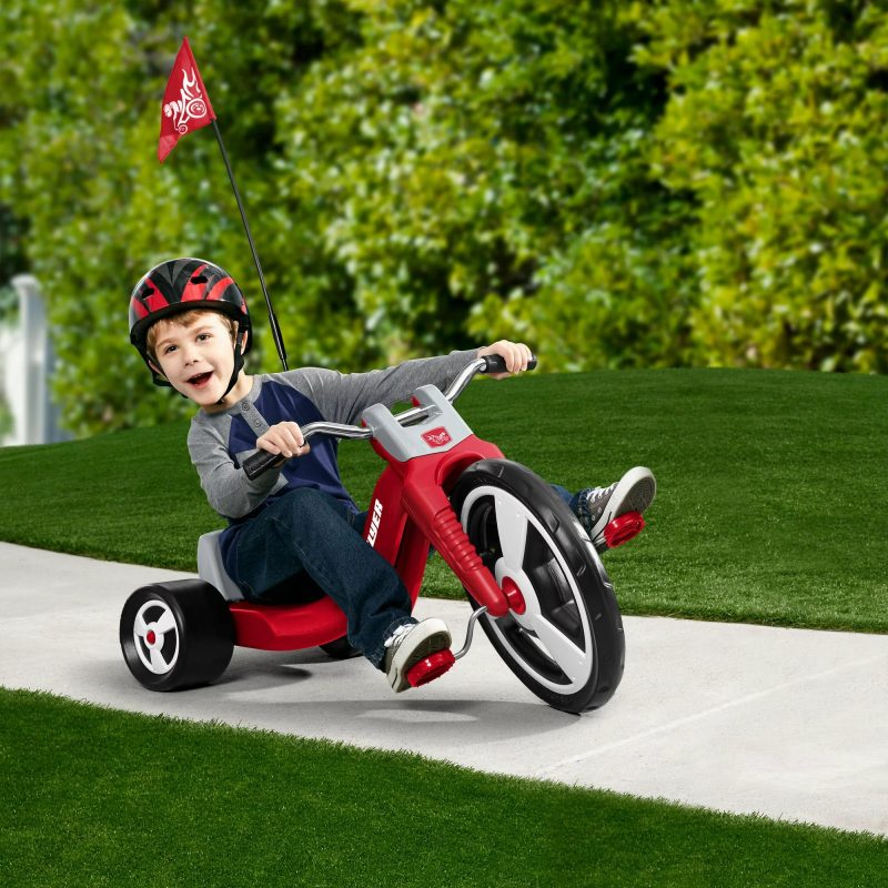 Radio Flyer Big Flyer Sport， Chopper Tricycle， 16" Front Wheel， Red - Image 8