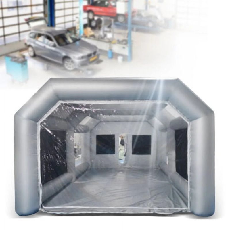 Inflatable Paint Spray Booth Car Painting Work Tent Filter System 26*15*10Ft - Image 15