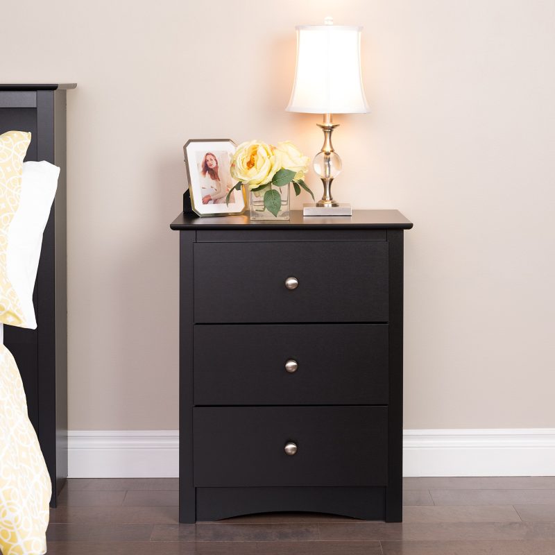 Prepac BDC 2403 Sonoma Nightstand 3 Drawer - Image 2