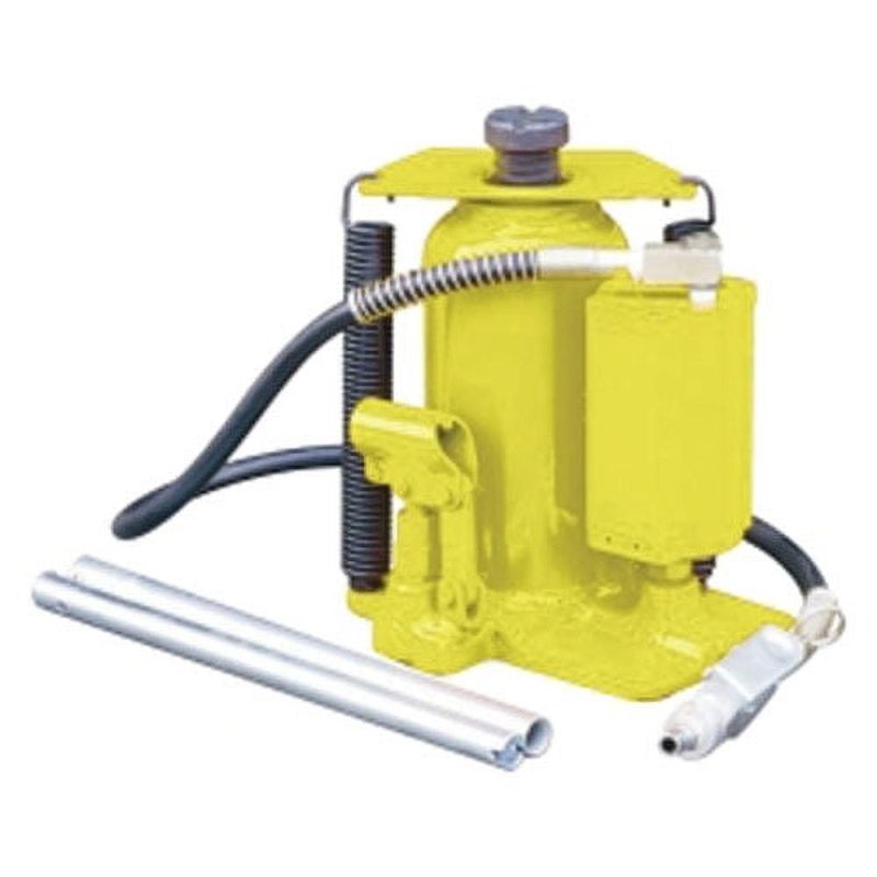 Esco Equipment 10446 20 Ton Air Hydraulic Bottle Jack--Yellowjackit