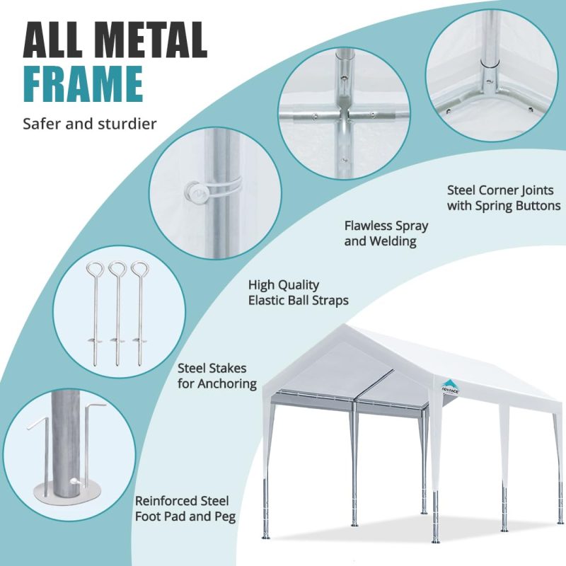 ADVANCE OUTDOOR Adjustable Carports Shelter - Image 3