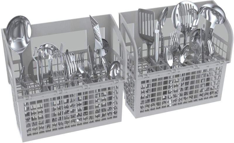 Bosch - 800 Series 24" Top Control Built-In Dishwasher with CrystalDry, Stainless Steel Tub, 3rd Rack, 40 dBa - Stainless steel - Image 12