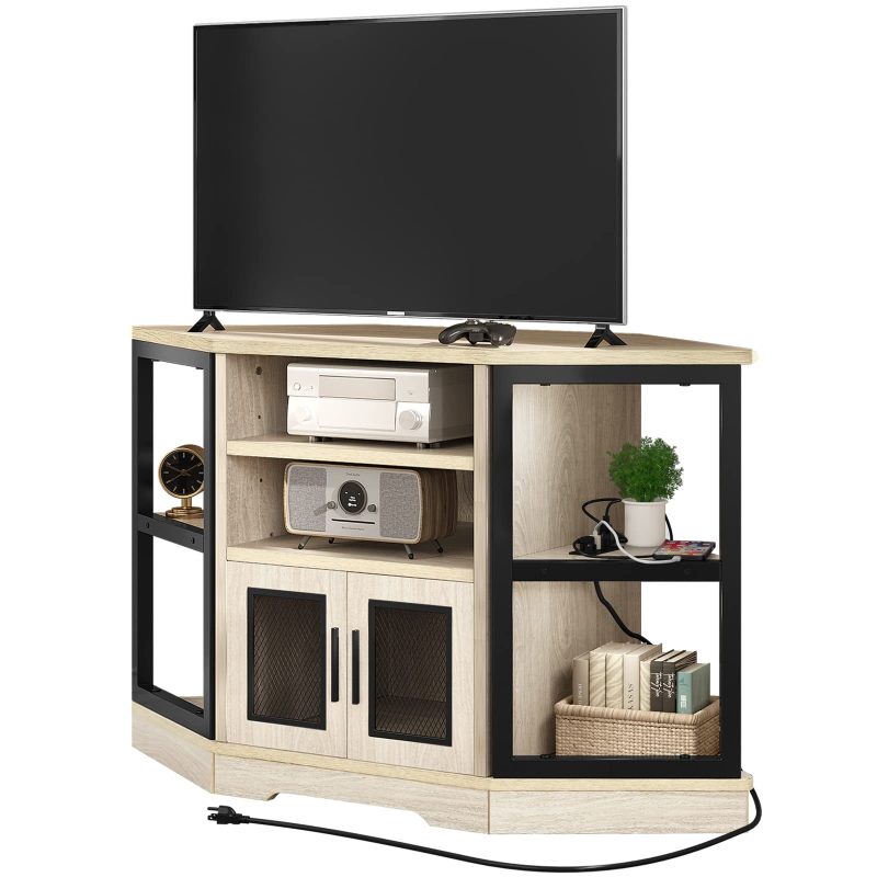 YITAHOME Farmhouse Entertainment Console Cabinets - Image 8