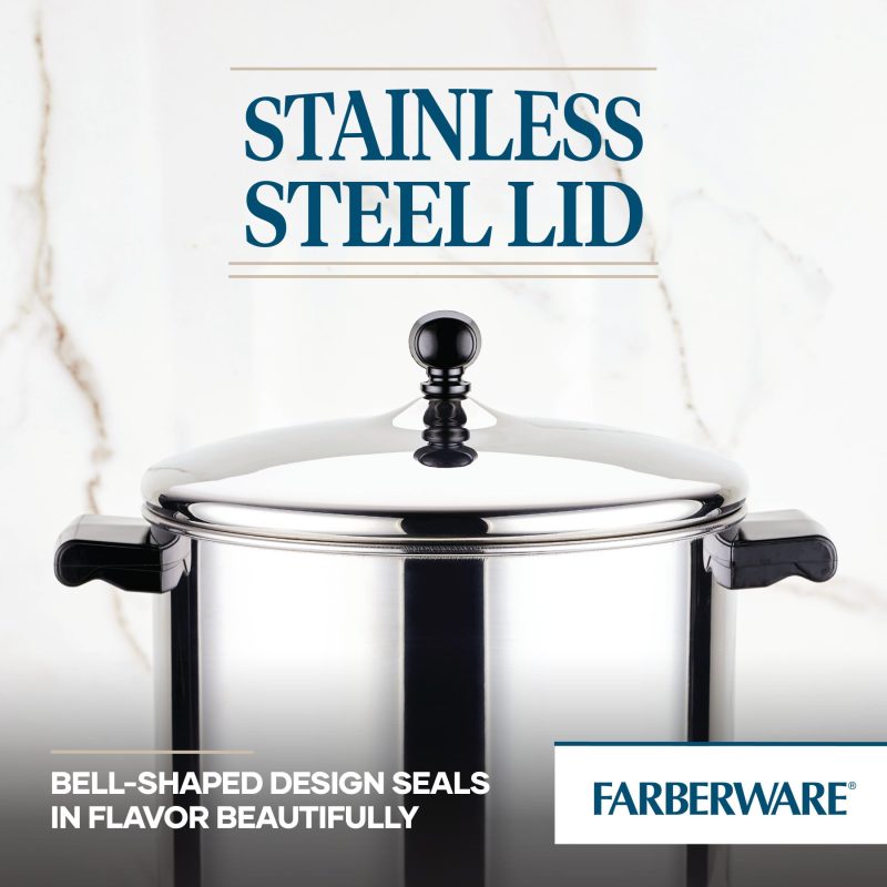 Farberware Classic Stainless Steel Cookware 15-Piece Set - Image 4