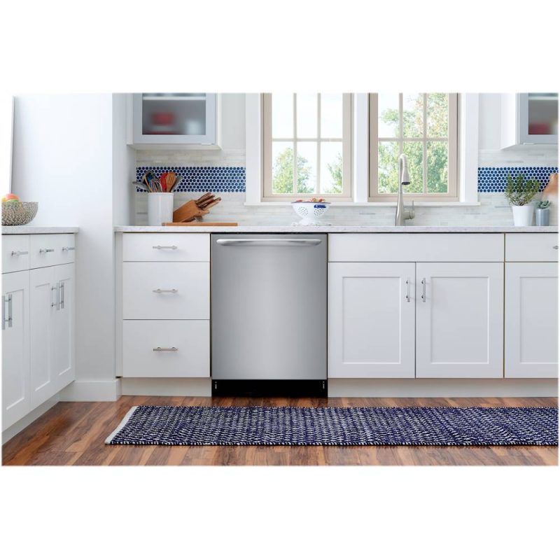 Frigidaire - Gallery 24" Compact Top Control Built-In Dishwasher with 49 dBa - Stainless steel - Image 14