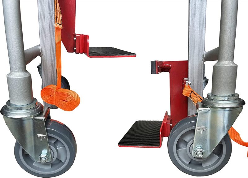 Manual Furniture Mover (Set of 2), 1100 lb. Cap, Aluminum, 12" Lift Height, Machinery Mover - Image 6