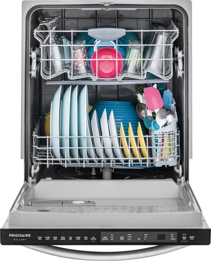 Frigidaire - Gallery 24" Tall Tub Built-In Dishwasher - Stainless steel - Image 8