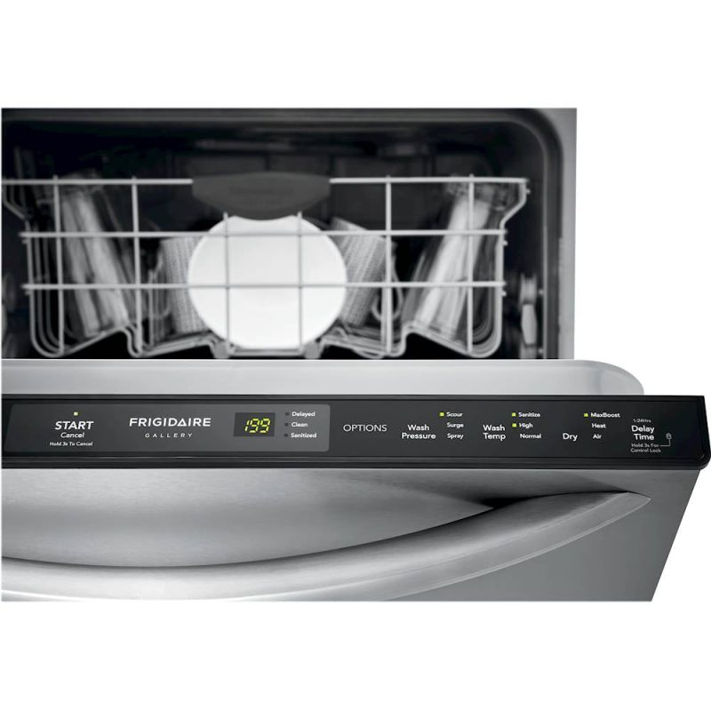 Frigidaire - Gallery 24" Compact Top Control Built-In Dishwasher with 49 dBa - Stainless steel - Image 10