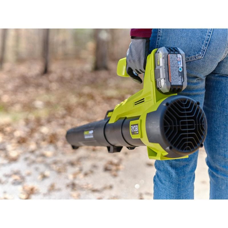 ONE+ HP 18V Brushless 110 MPH 350 CFM Cordless Variable-Speed Jet Fan Leaf Blower w/ 4.0 Ah Battery and Charger P21120 - Image 6