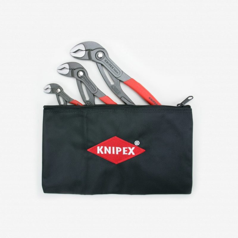 Knipex Cobra Pliers Set with Keeper Pouch 3pc - Image 8