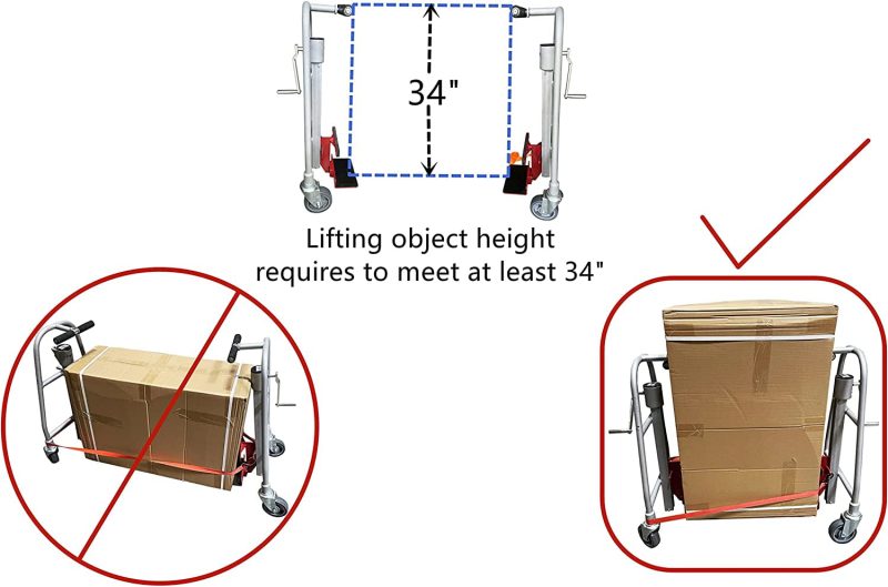 Manual Furniture Mover (Set of 2), 1100 lb. Cap, Aluminum, 12" Lift Height, Machinery Mover - Image 7