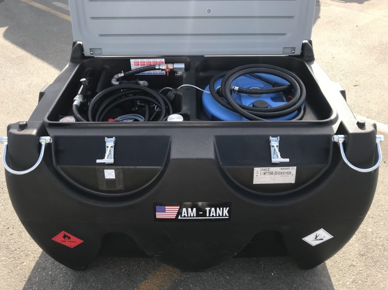 AM-TANK 236 DIESEL + 26 DEF. Portable Combo Tank Diesel and DEF 236+26gl, electric pump 12V, 13ft hose, automatic nozzle and a DEF removable unit - Image 3