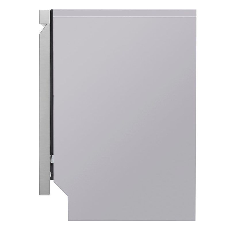 LG - 24" Front Control Dishwasher with Stainless Steel Tub, WiFi, QuadWash, and 48dB - Stainless steel - Image 6