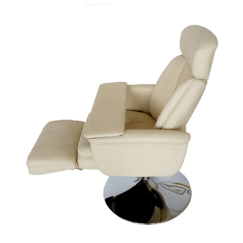 INTBUYING Facial Beauty SPA Salon Chair for Beauty Home Office Pneumatic Load 440LB 360Degree Rotation White - Image 5