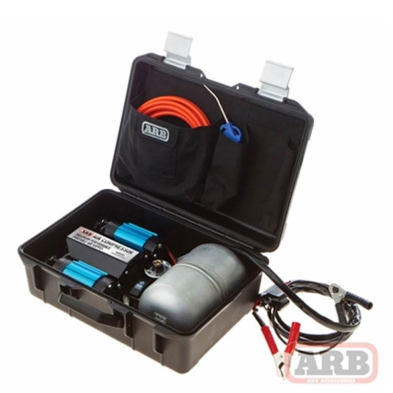 ARB CKMTA12 High Performance Air Compressor On-Board Twin 12V Ideal for Air Lockers Locking Differentials, Tire Inflator, Air Horn, Air Tools and Pneumatic Tools. - Image 2