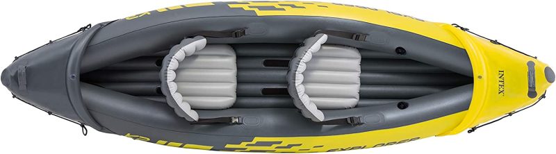 Explorer K2 Kayak�� 2-Person Inflatable Kayak Set with Aluminum Oars and High Output Air Pump - Image 3