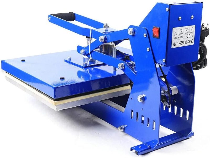 FETCOI 16x20" Auto Open CLAM T-shirt Heat Press Hot Stamping Machine Horizontal Version - Image 5