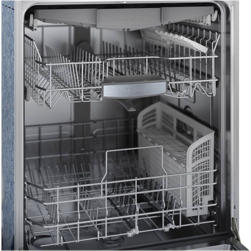 Bosch - 500 Series 24" Top Control Built-In Dishwasher with Stainless Steel Tub, 3rd Rack, 44 dBa - White - Image 11