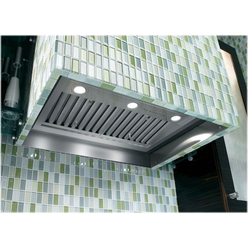 GE - 28" Convertible Range Hood - Stainless steel - Image 3